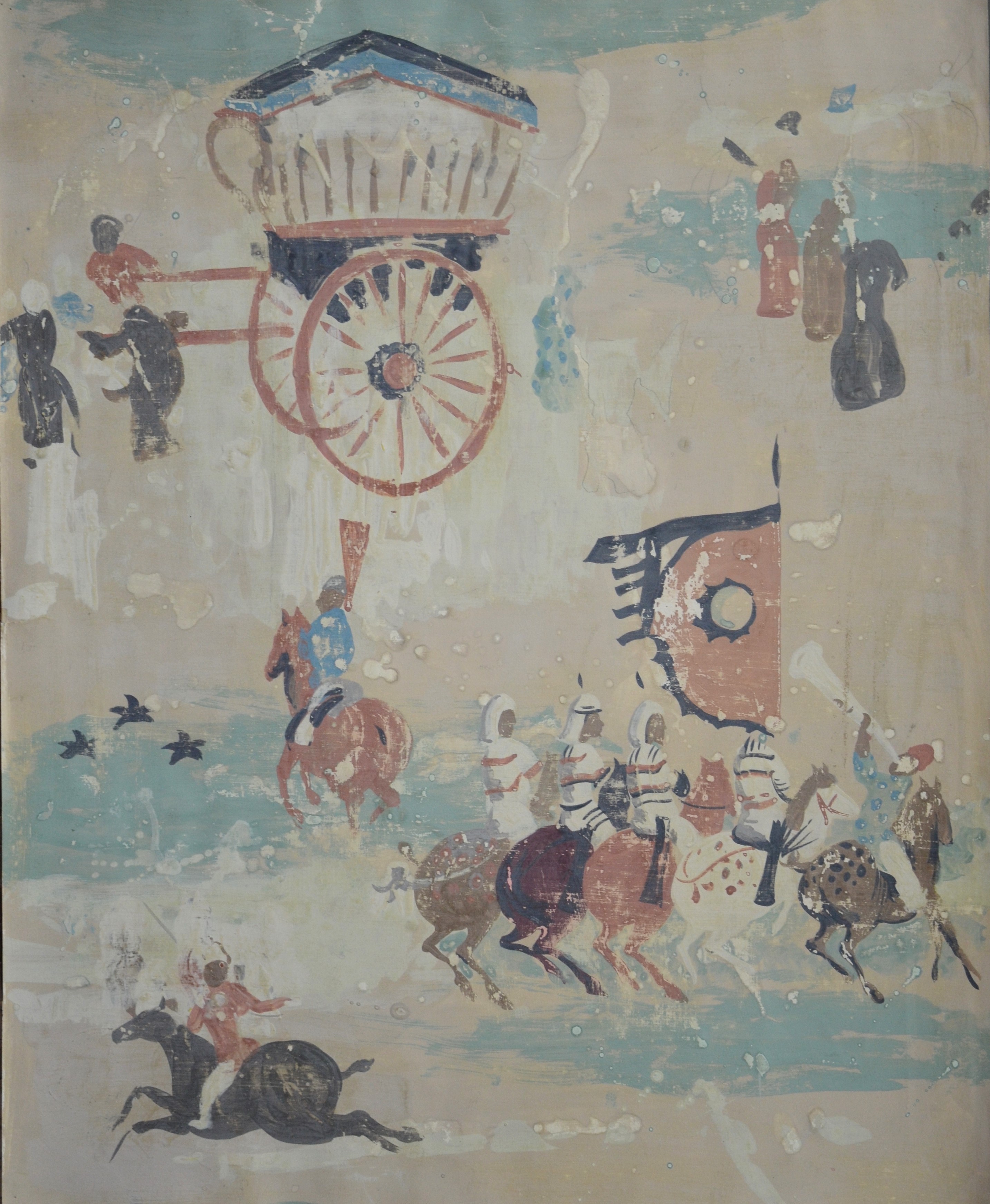 Cave Painting from Dunhuang, China No. 1